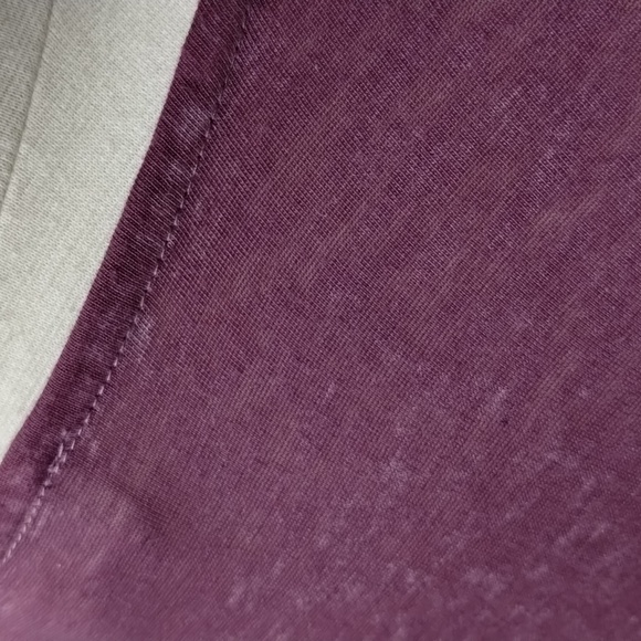 Cloud Chaser Maroon Sheer Burnout With Criss Cross Front - Picture 7 of 13